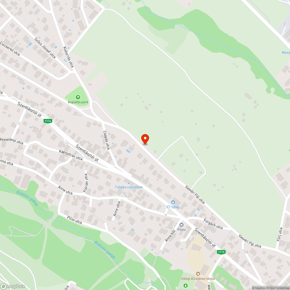 Mesterséges akadály bejelentés helye