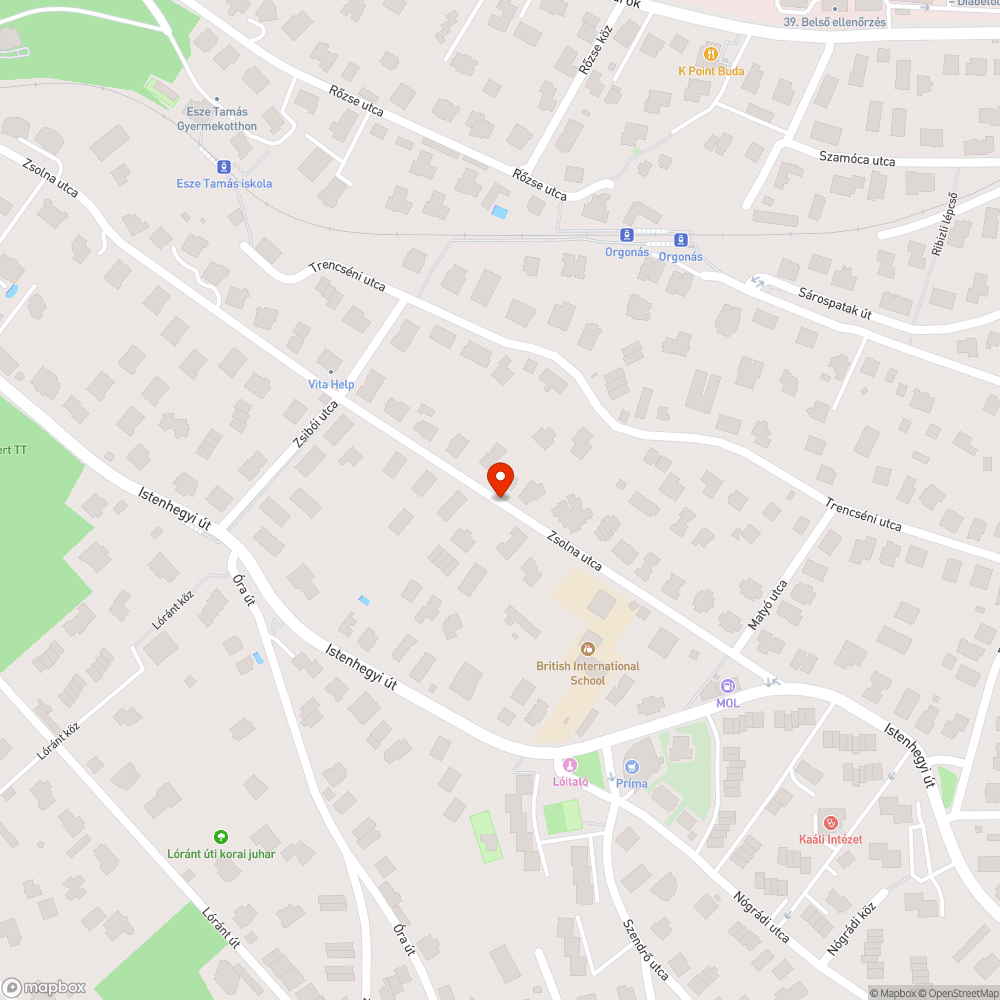 Elhagyott jármű bejelentés helye