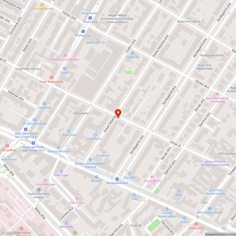 Utcán hagyott roncs autó bejelentés helye