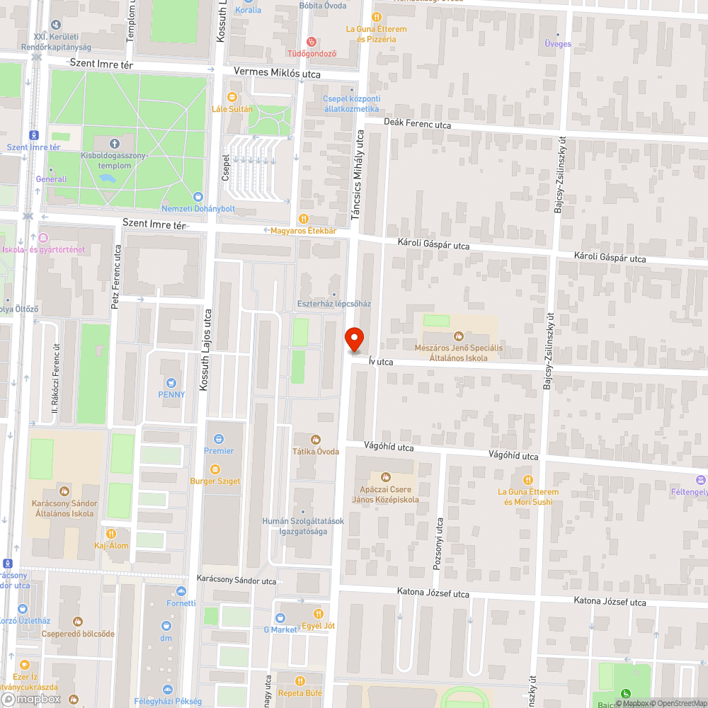 Beszakadás a járda mellett bejelentés helye