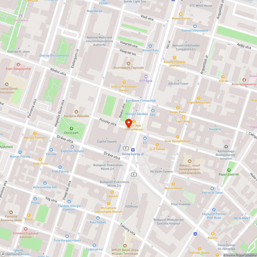 Firkák a Váci út - Pulszky utcánál bejelentés helye