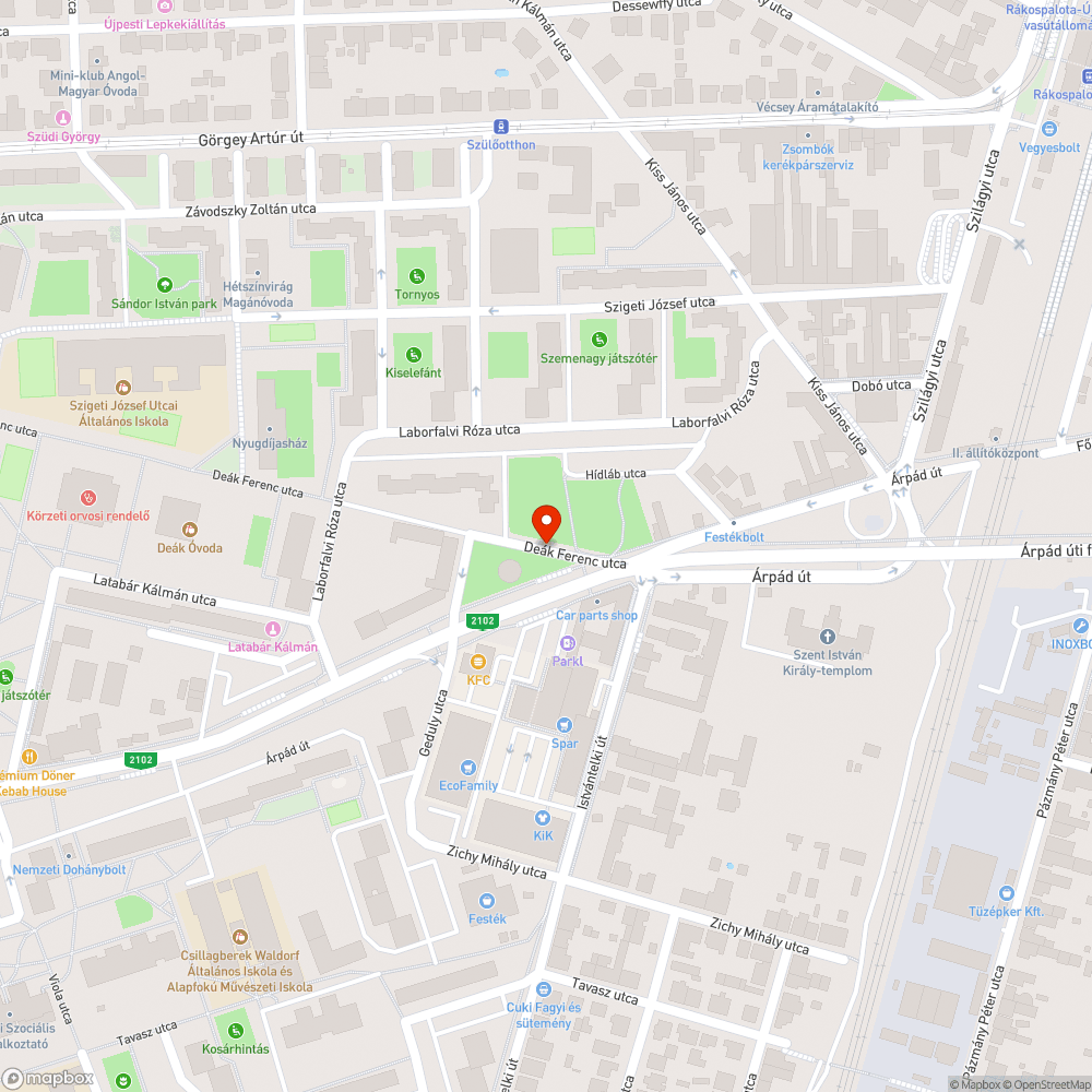 Több kátyú az úton bejelentés helye