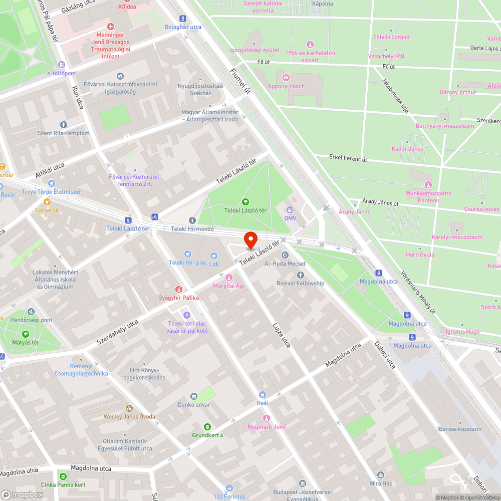 Szemetes fameder bejelentés helye