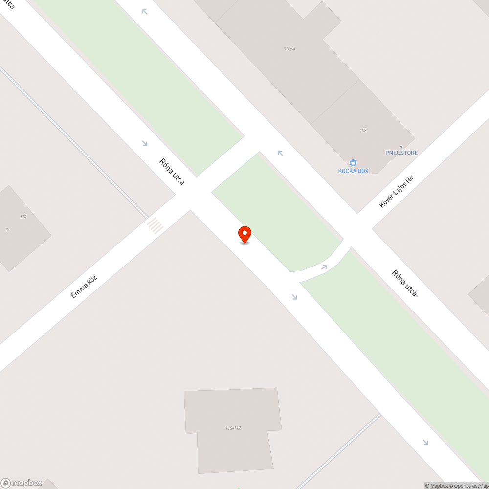 Elhagyott kisbusz bejelentés helye