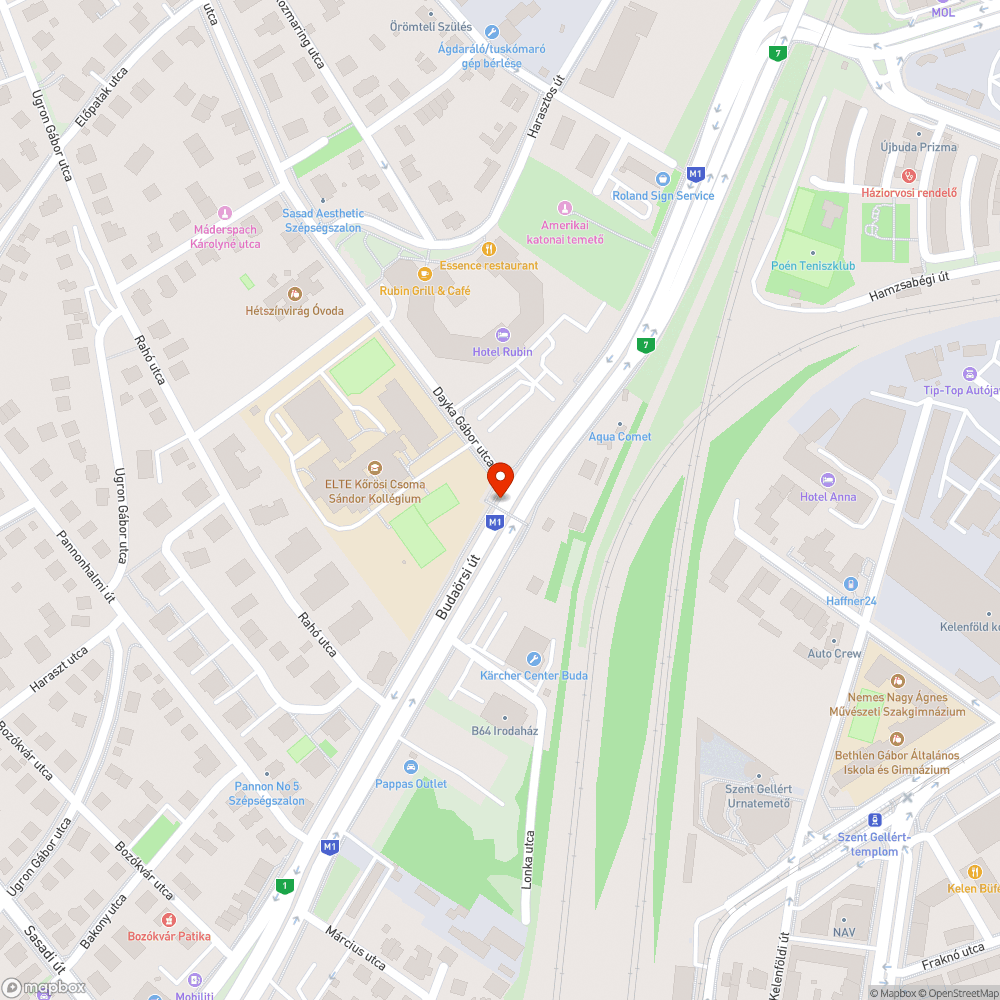 Járdán parkoló MAN teherautó bejelentés helye