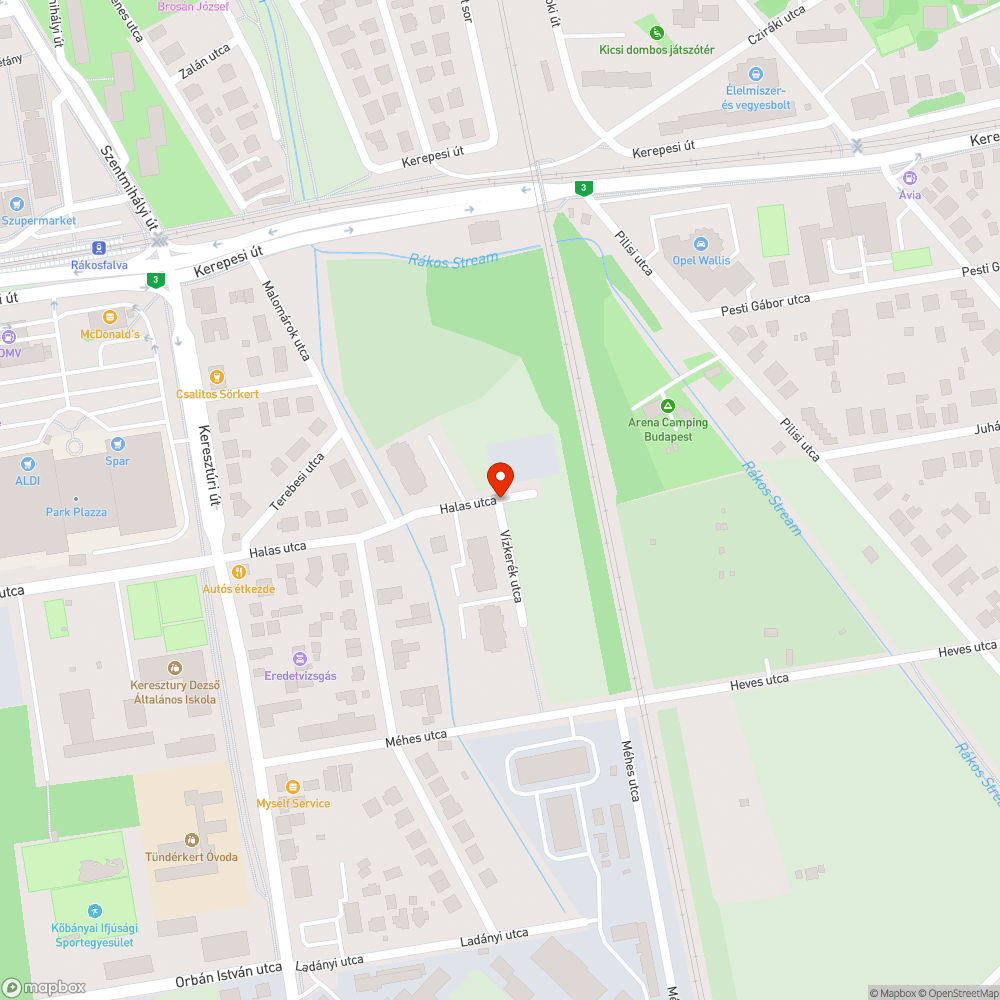 Parkolás kereszteződésben bejelentés helye