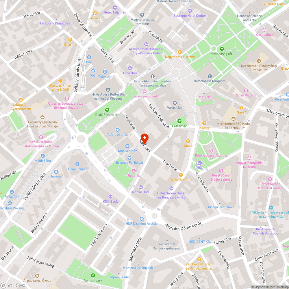 Elhagyott jármű bejelentés helye