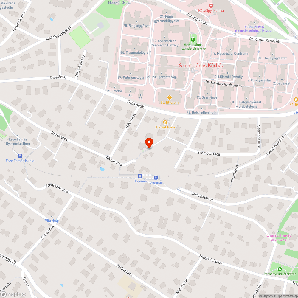 Életveszélyes faág bejelentés helye