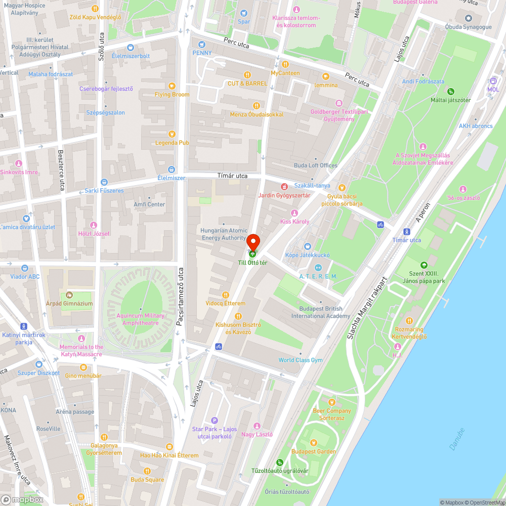 III. Till Ottó tér burkolathibái bejelentés helye