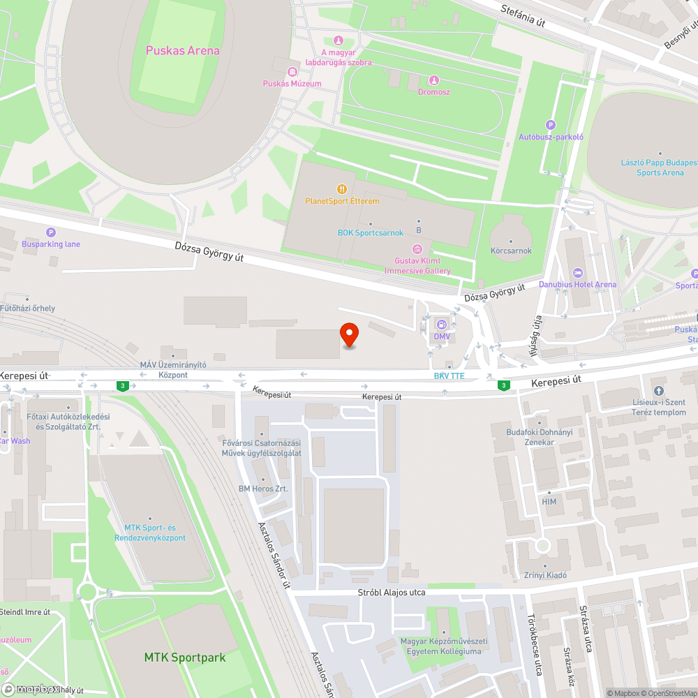 Sérült tábla bejelentés helye