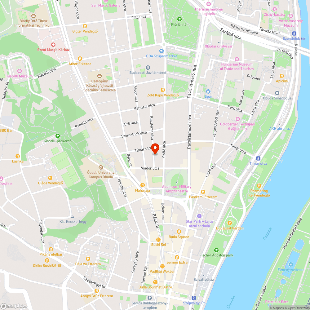 Üres fahely a Beszterce utcában bejelentés helye