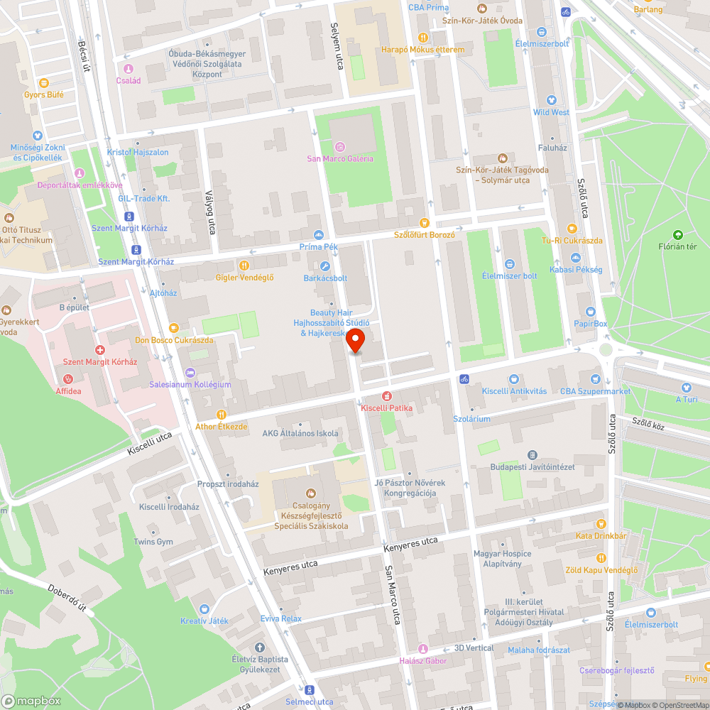 Gazos padka a San Marco utcában bejelentés helye