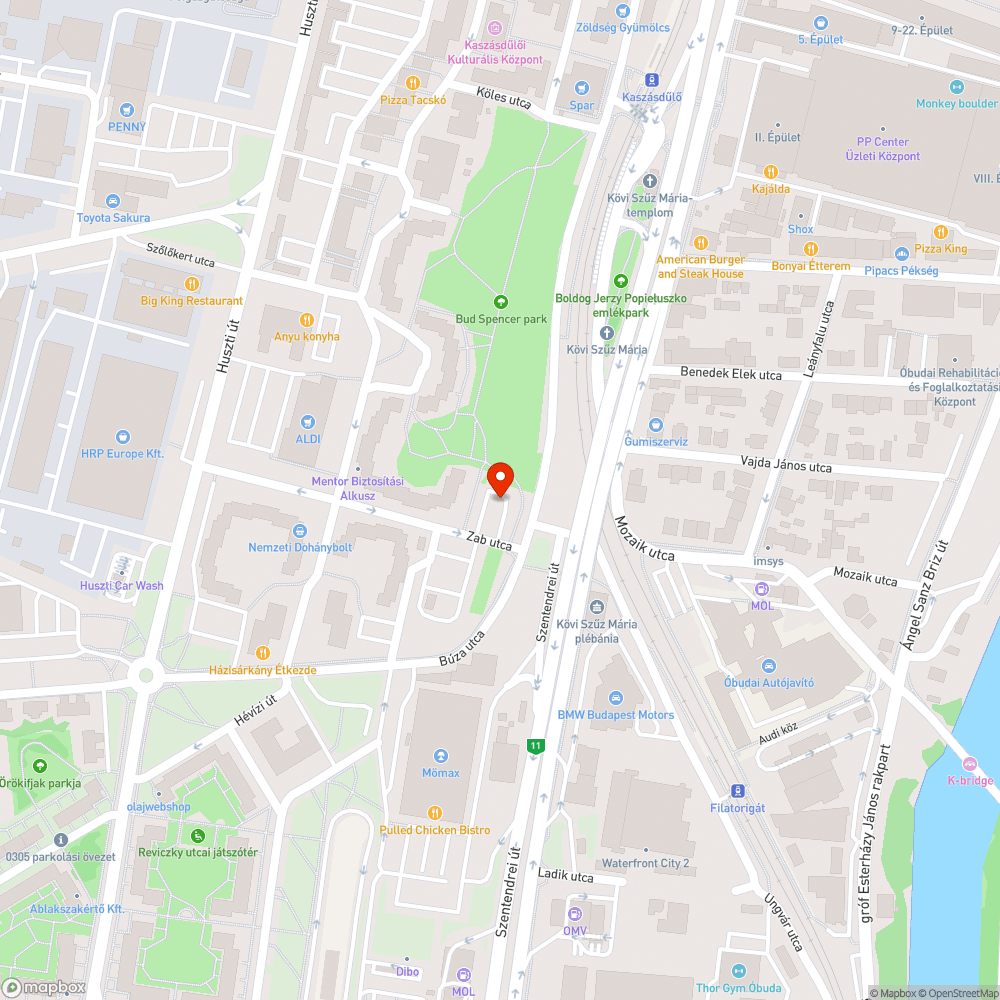 Elhagyott Lada bejelentés helye