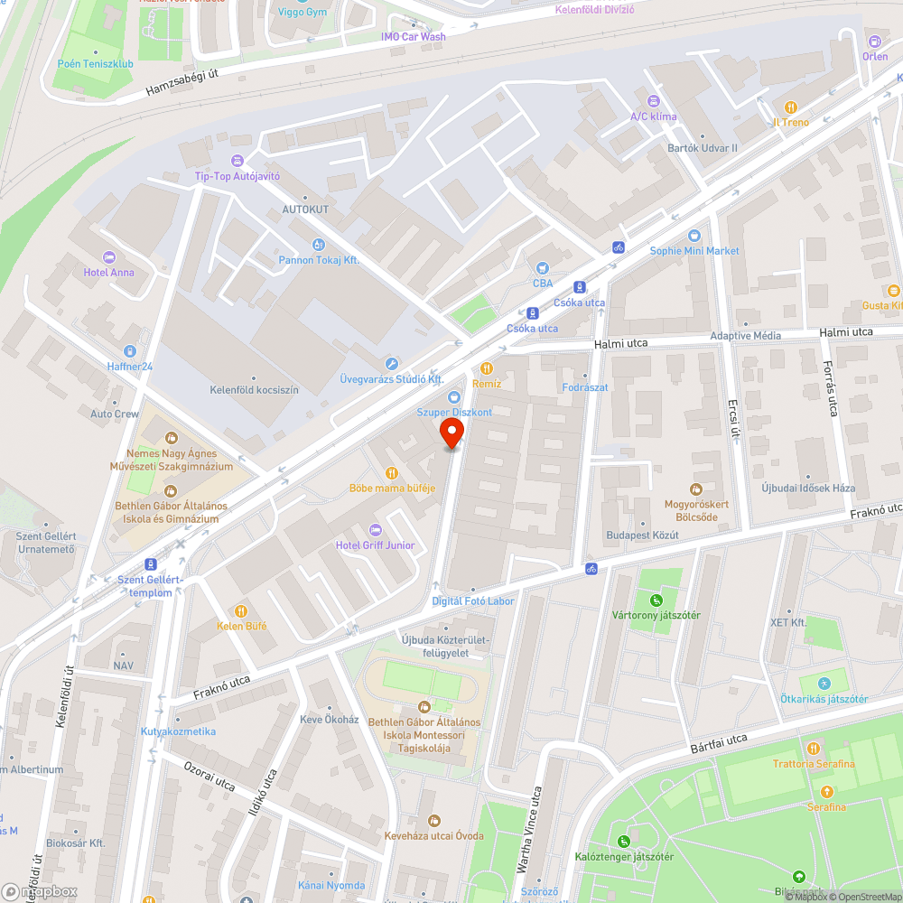 Elhagyott Ford bejelentés helye