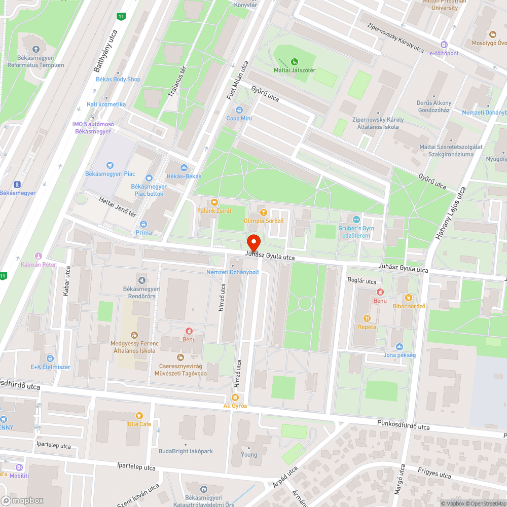 Kiesett üveg bejelentés helye