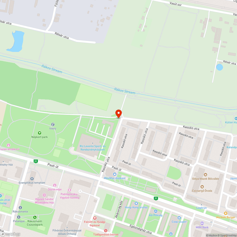 Rozsdás szalagkorlát bejelentés helye