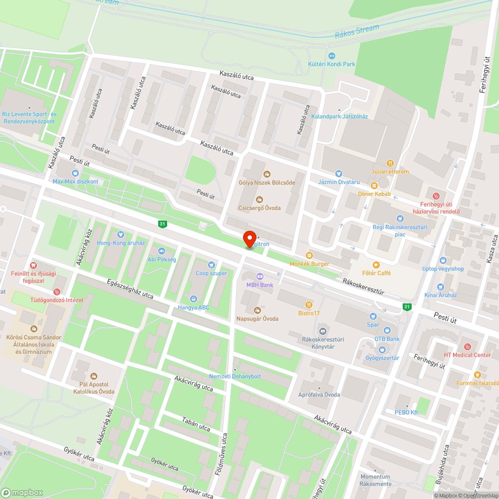 Beton maradvány bejelentés helye