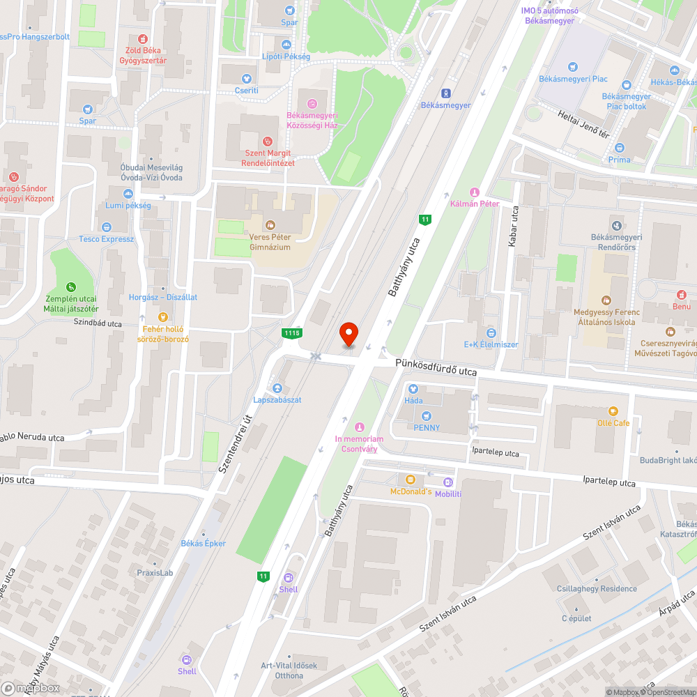 Kiégett bejelentés helye