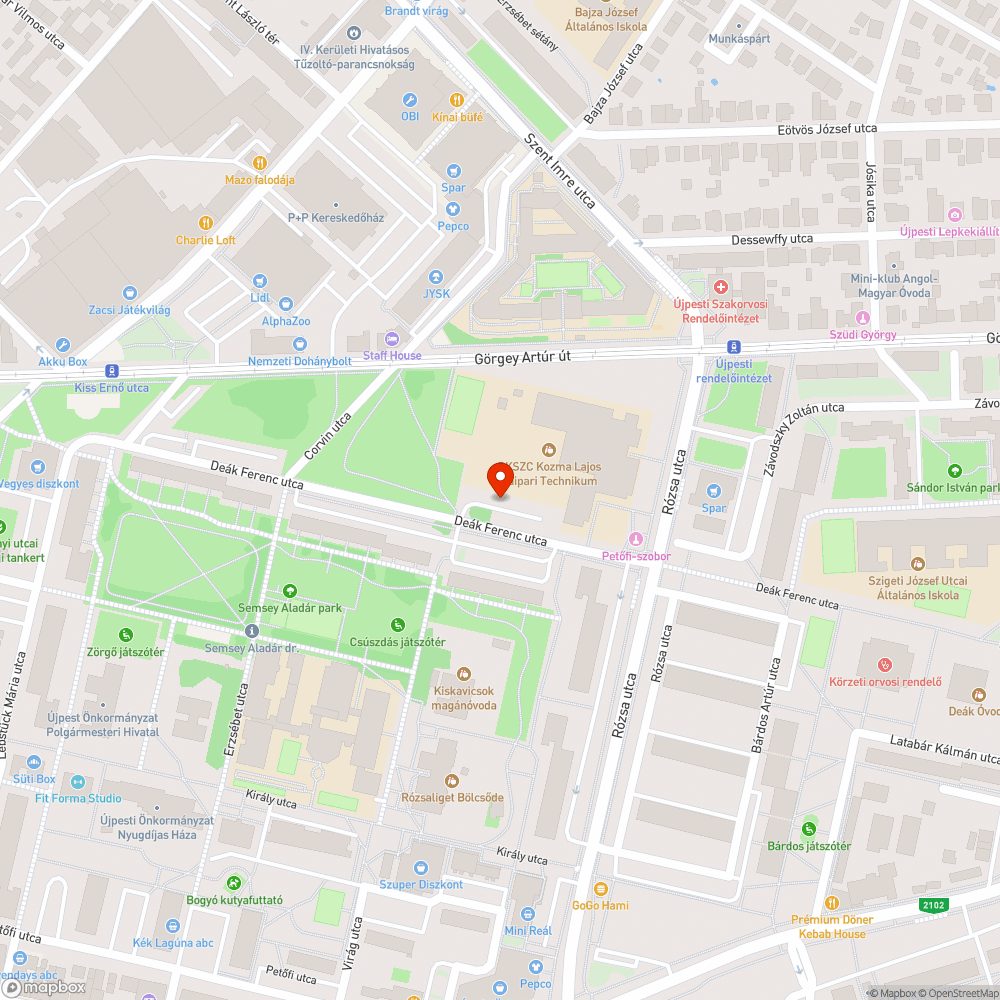 Kráter a parkolóban bejelentés helye