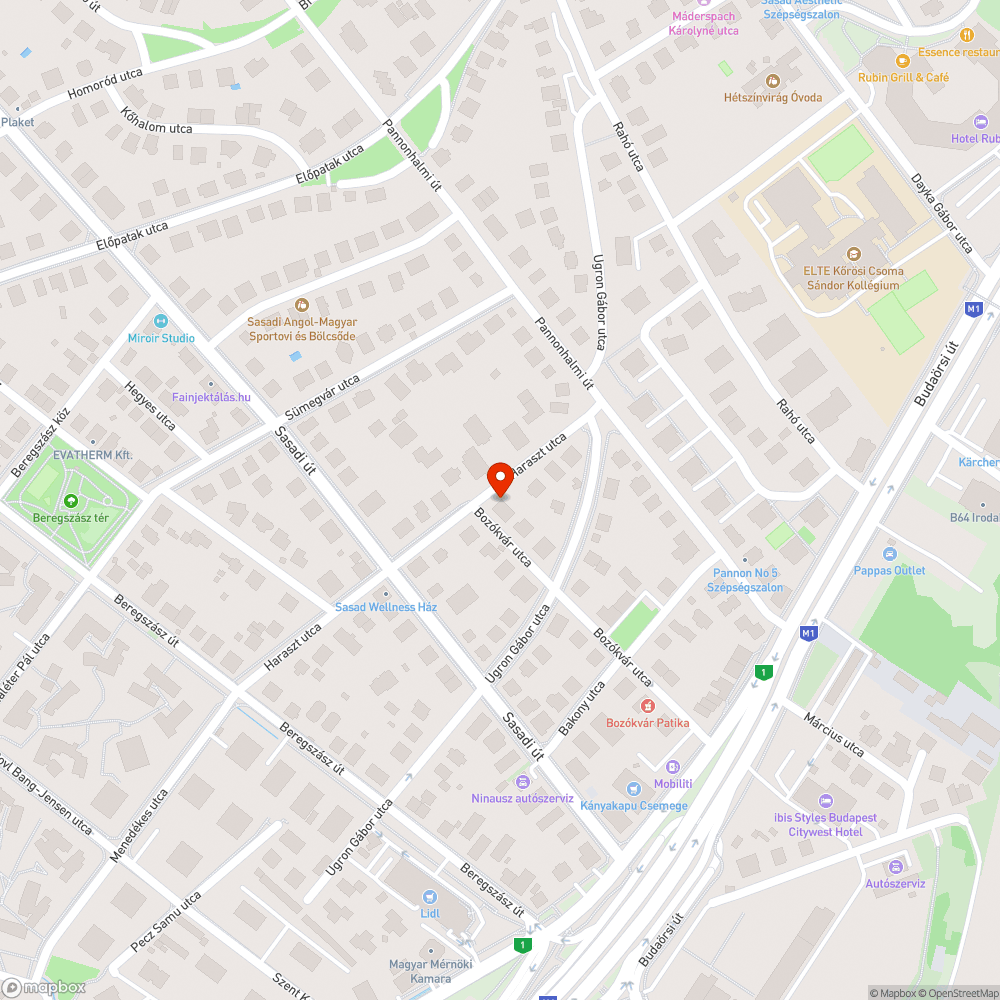 Két fa hiányzik a Haraszt utcában bejelentés helye