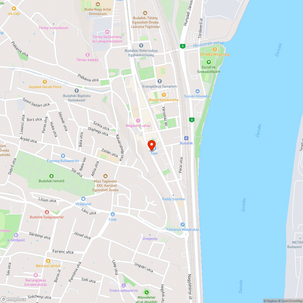 megdölt poller + burkolathiba a járdán bejelentés helye