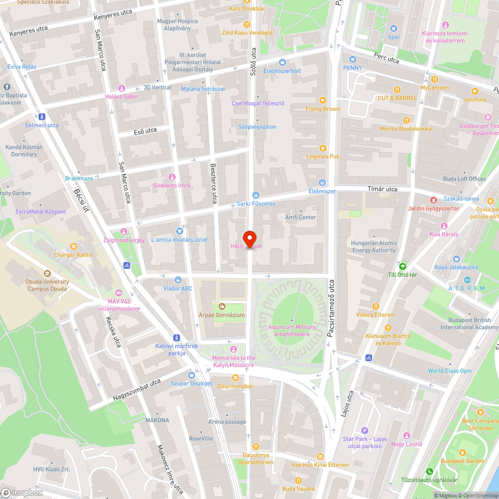 Járdahiba a Szőlő utcában bejelentés helye