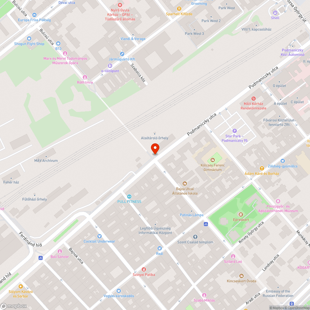 Szemét és ürülék bejelentés helye