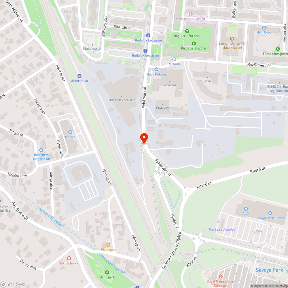 Zöldhulladék bejelentés helye