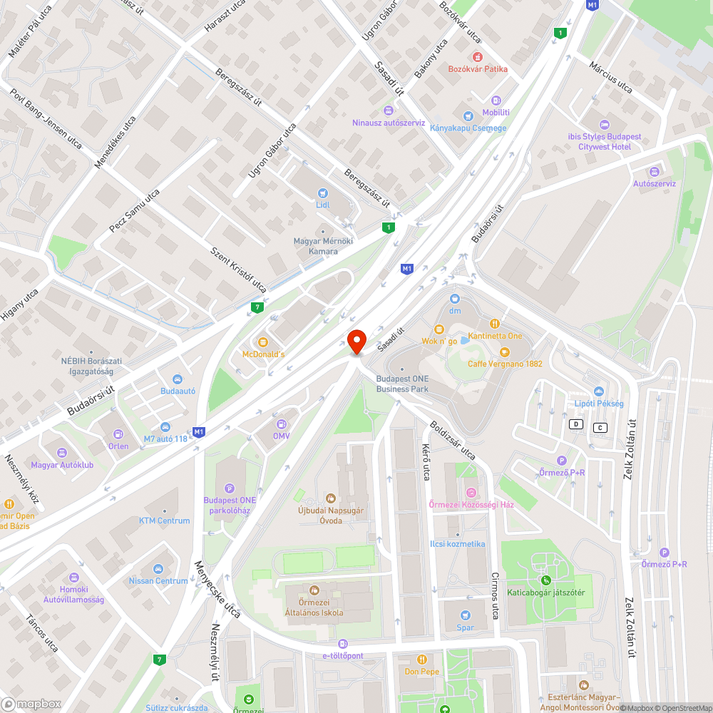 Üvegszilánkok a Boldizsár utcánál bejelentés helye