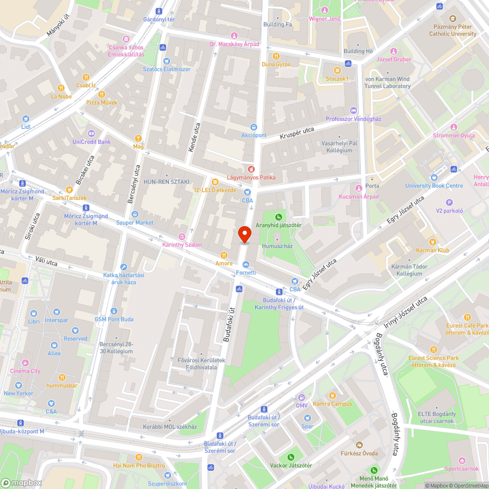 Tömeges tilosban parkolás a Budafoki úton bejelentés helye