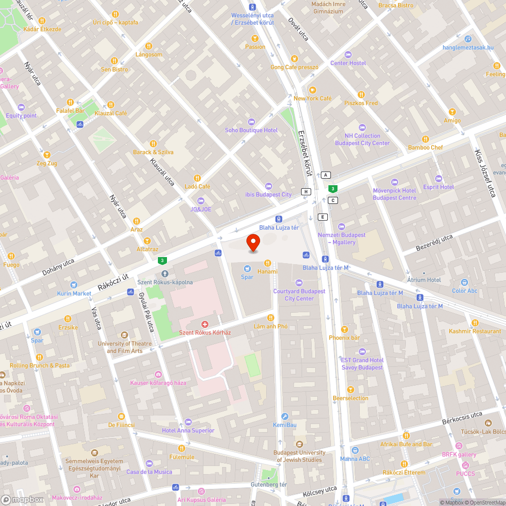 Lekopott zebra a Blahán bejelentés helye