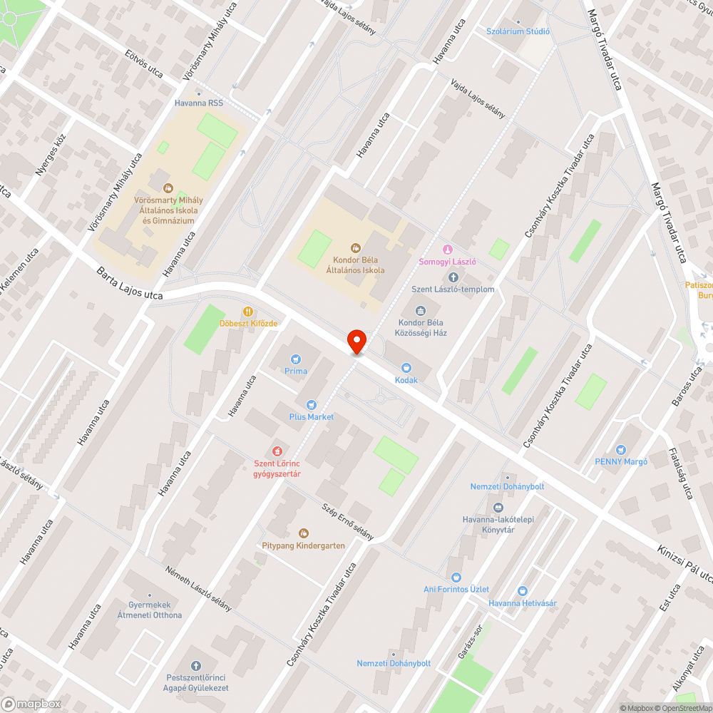 Lekopott zebra bejelentés helye