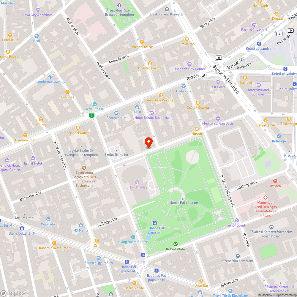 Járhatatlan járdaszakasz bejelentés helye