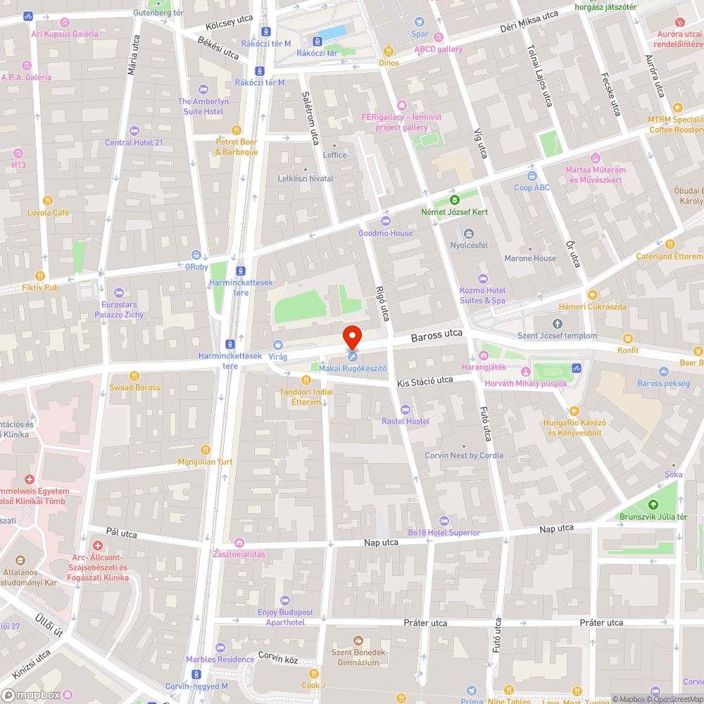 Szemét bejelentés helye