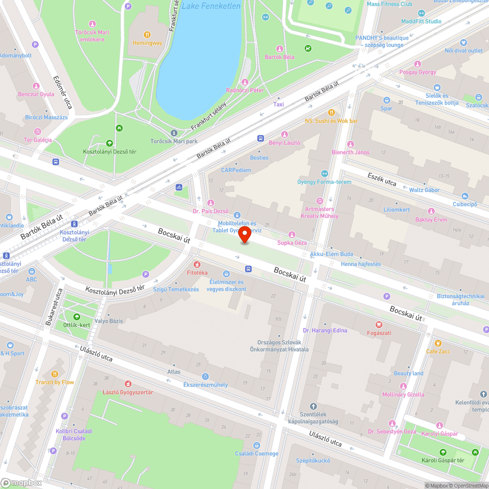 Szemét a Bocskai úton bejelentés helye