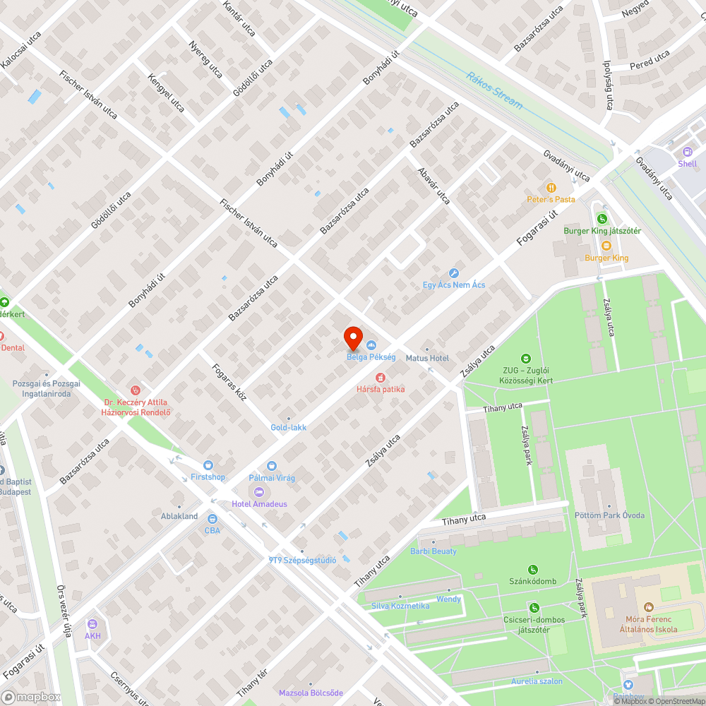 Törött buszmegálló üveg bejelentés helye