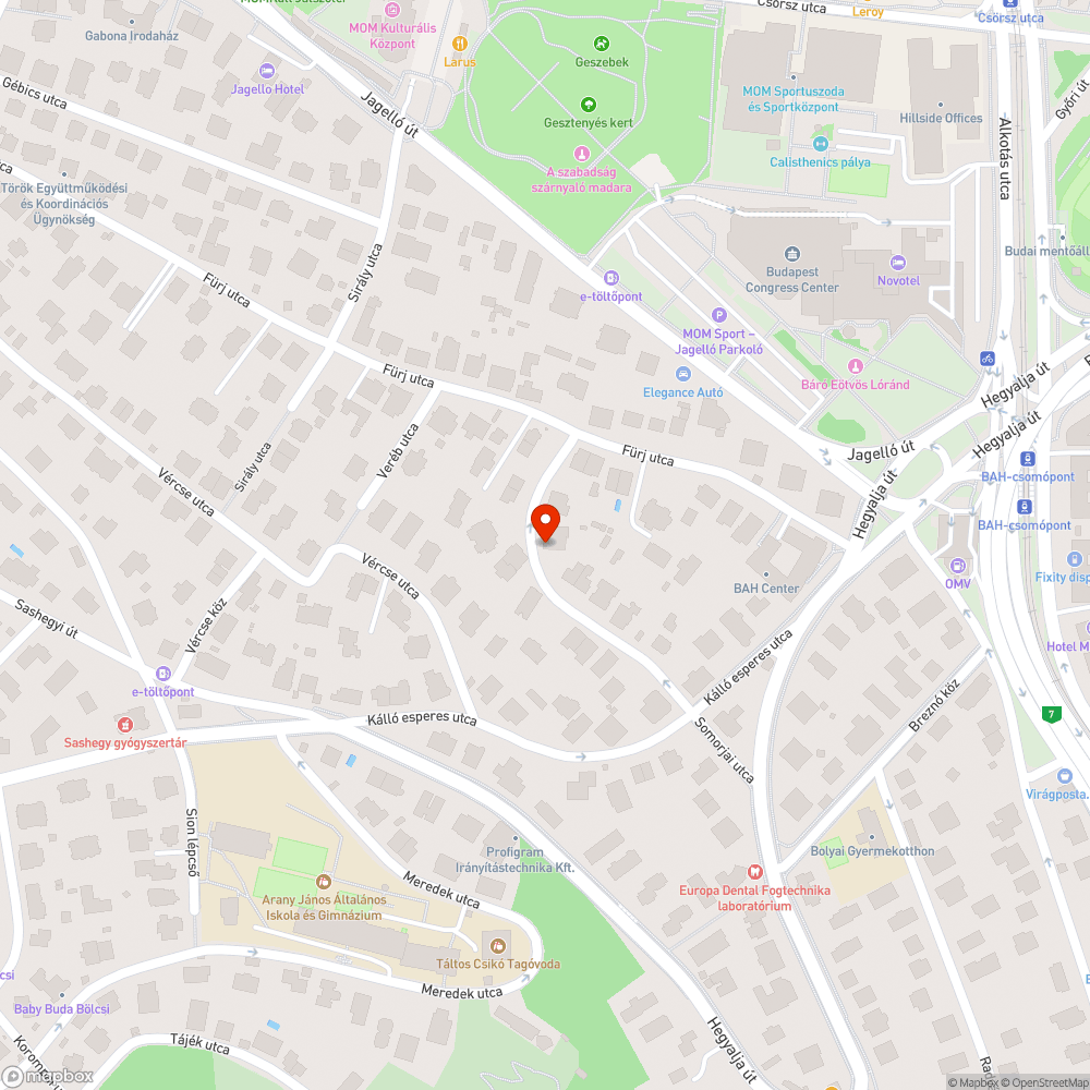 elhagyott autó bejelentés helye