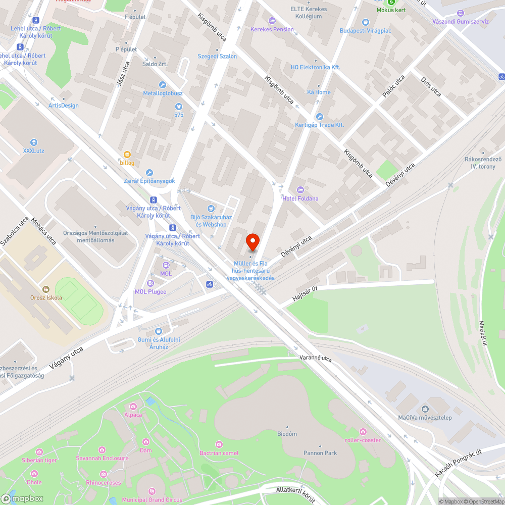 Leparkolt járda bejelentés helye