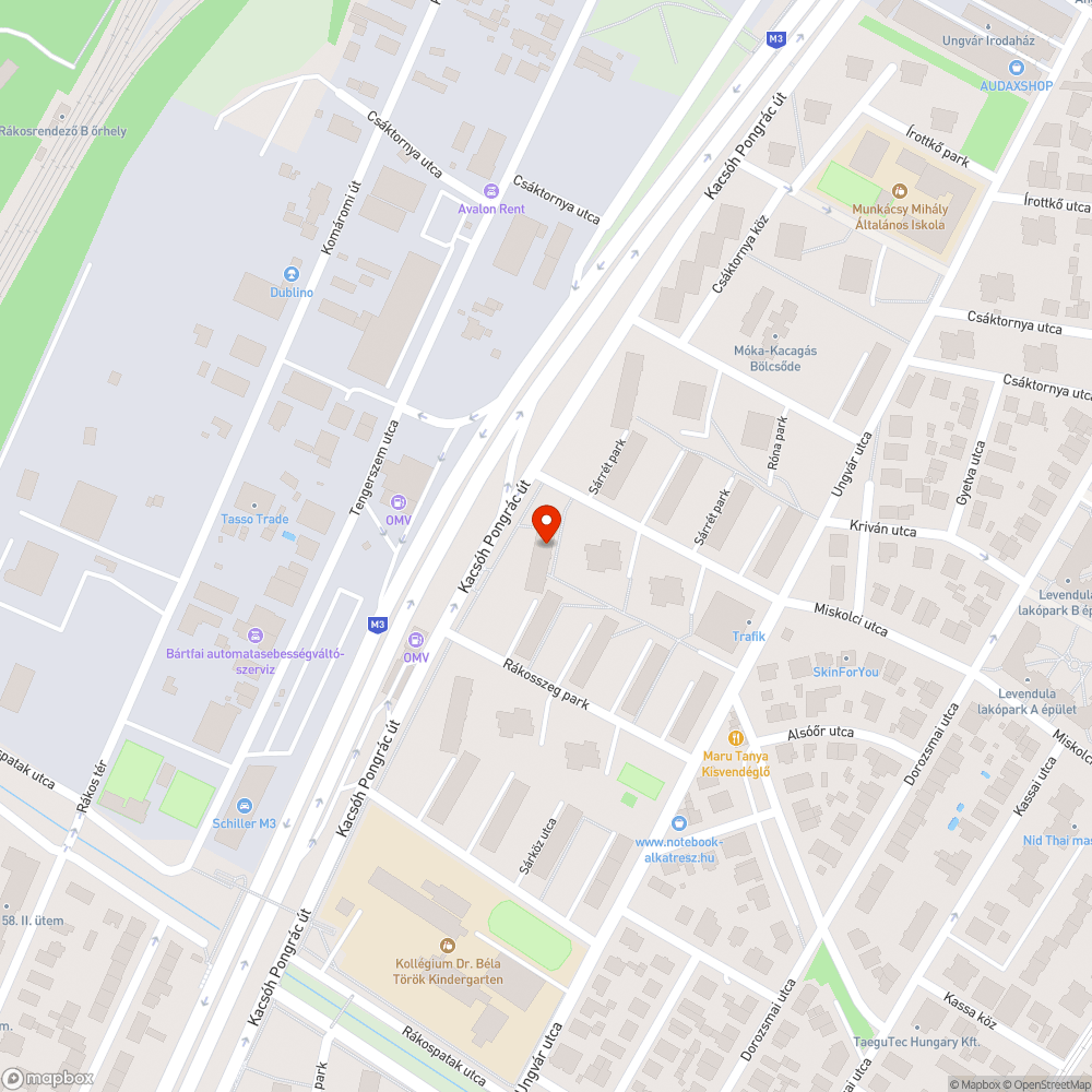 kiszáradt fa bejelentés helye