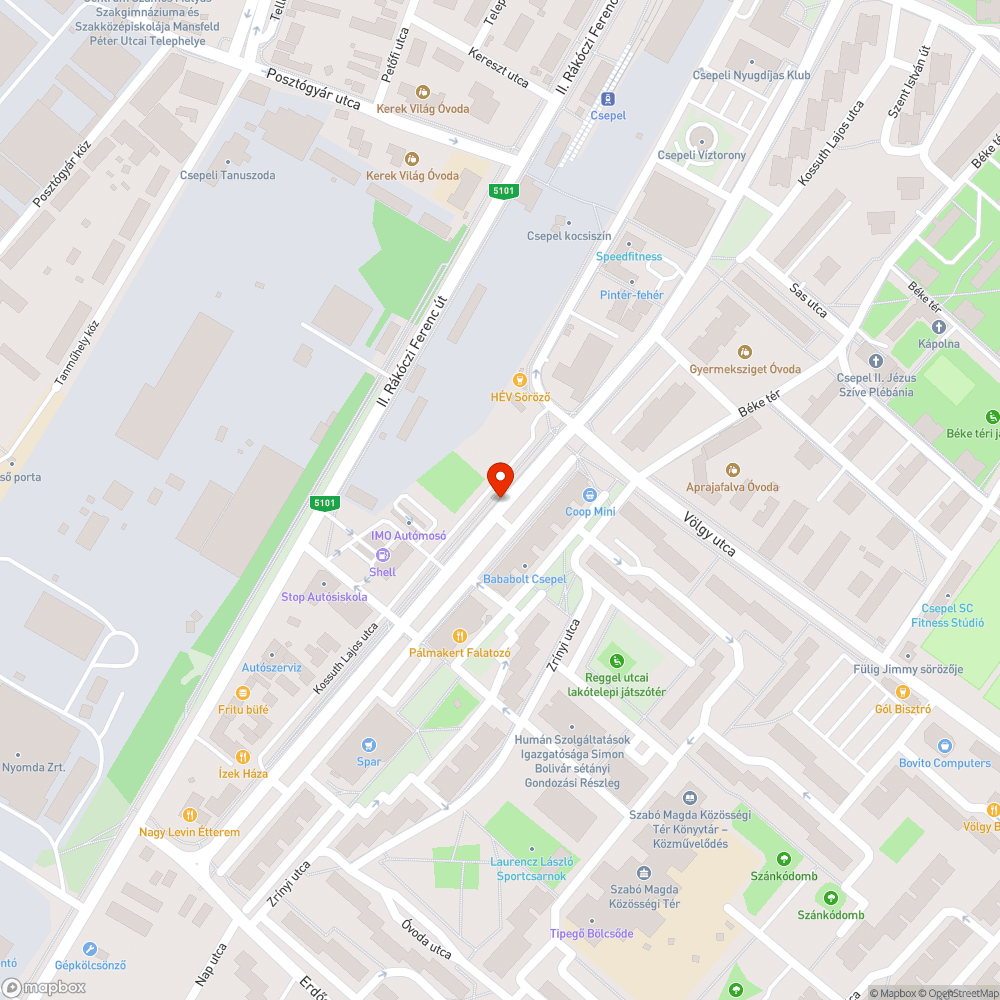 Megsüllyedt csatornafedél bejelentés helye