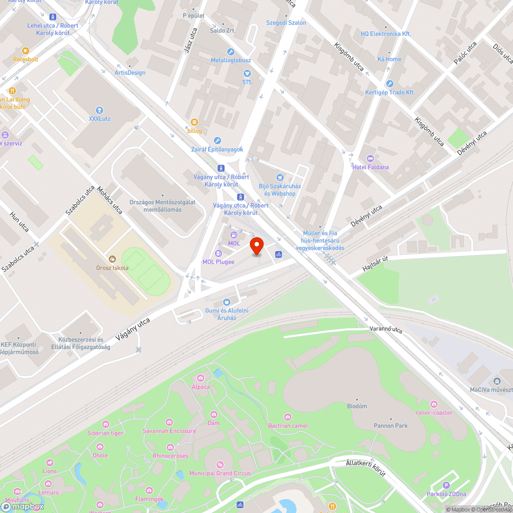 Undorító buszmegálló bejelentés helye