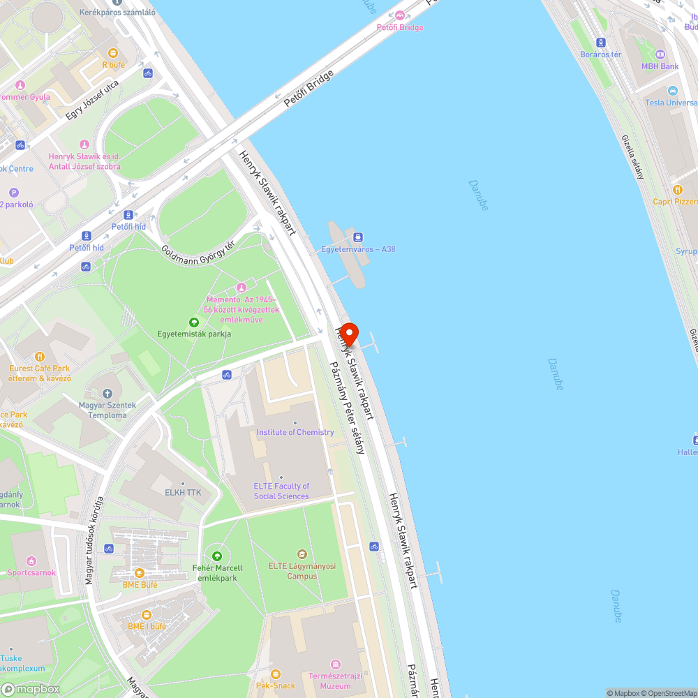 Felpúposodott burkolat a rakparton bejelentés helye