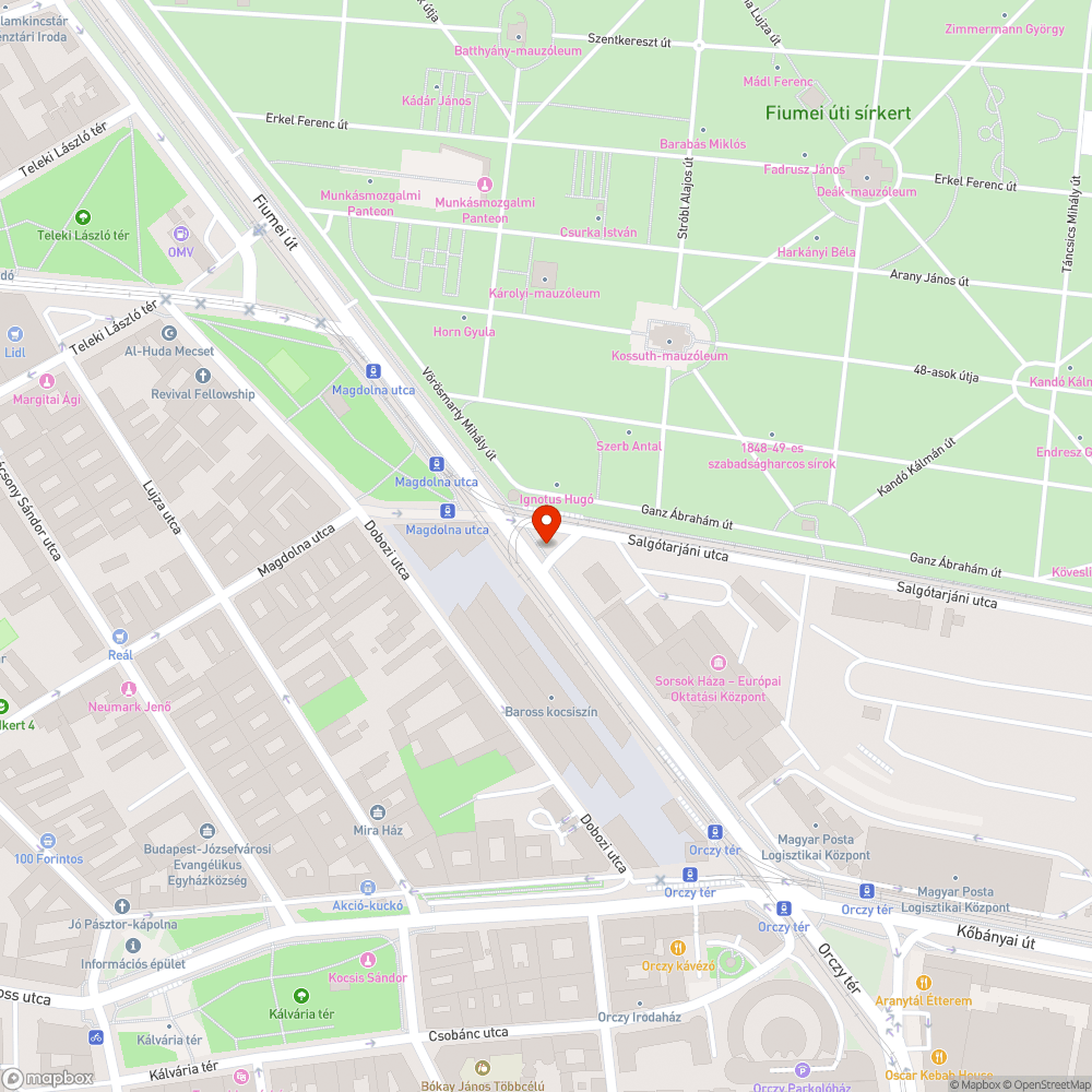 Szemét bejelentés helye