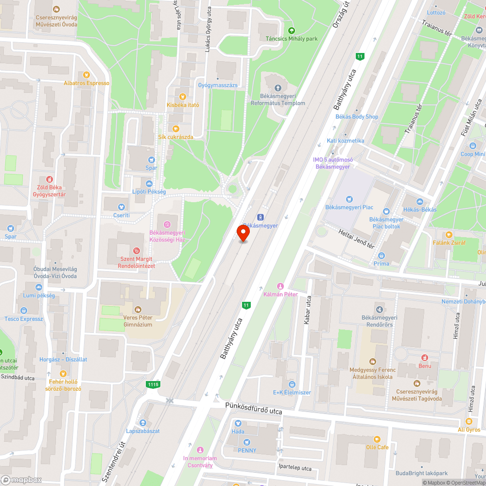 Graffitis padok bejelentés helye