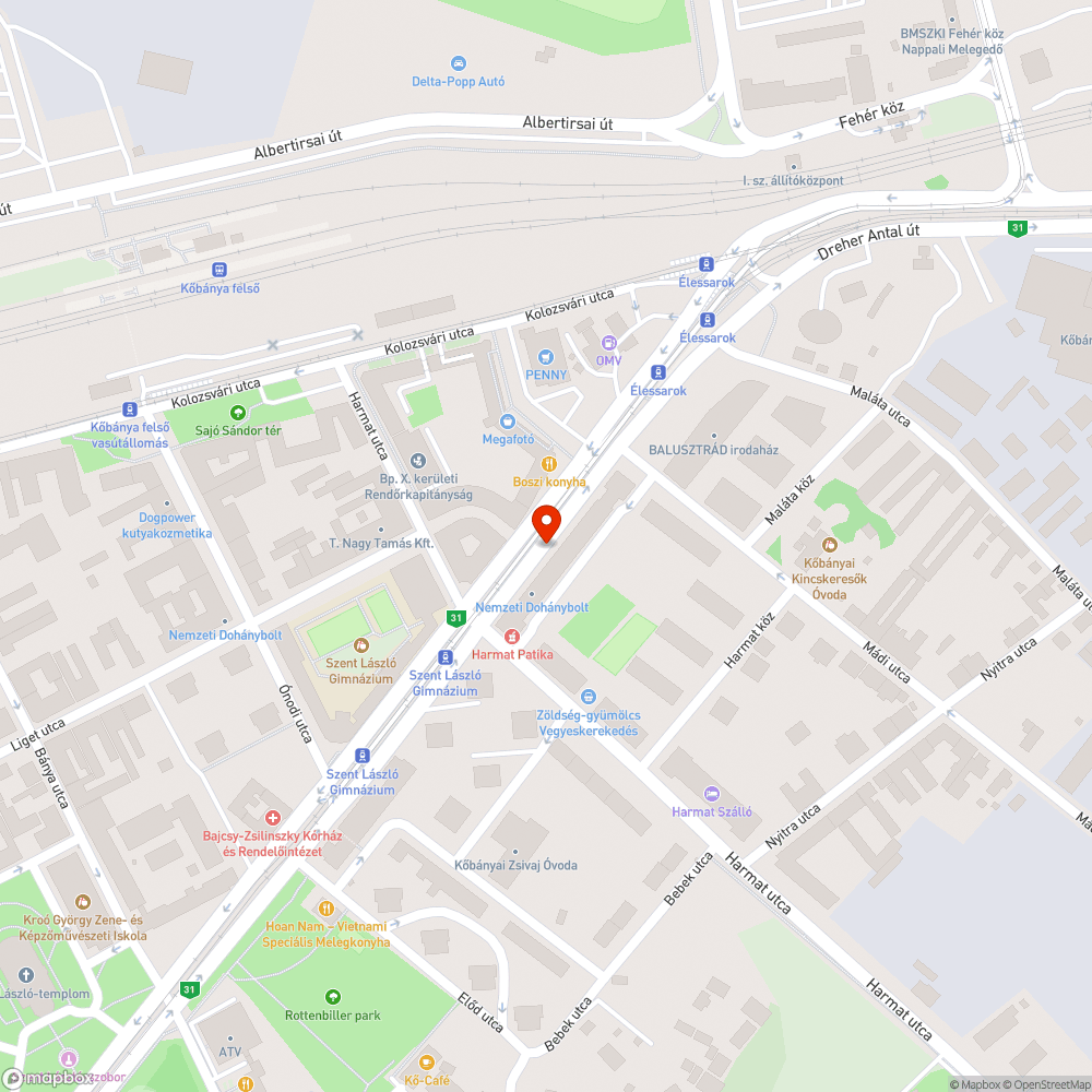 Jelzőtáblák a földön bejelentés helye