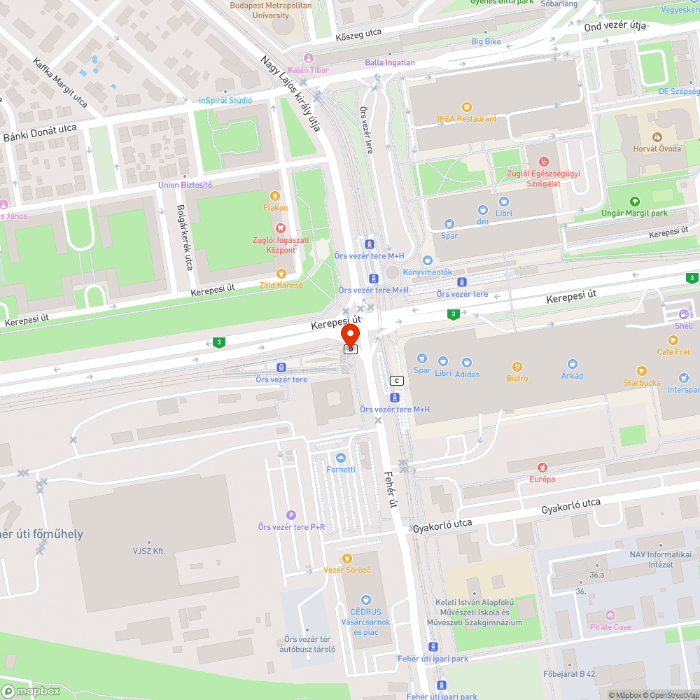 Nagy graffiti a lejárónál bejelentés helye