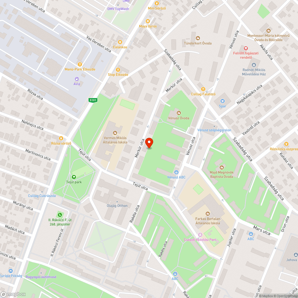 Zöldhulladék bejelentés helye