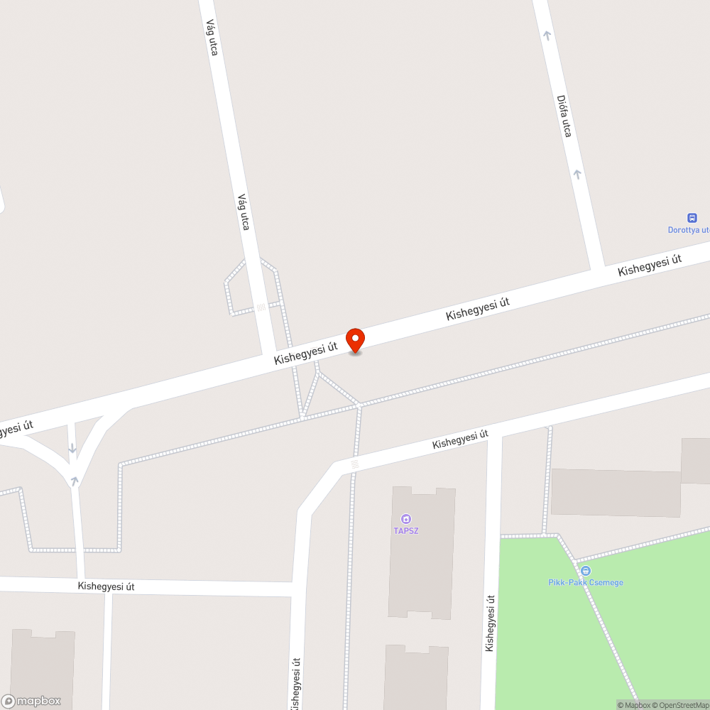 Hiányos kuka bejelentés helye