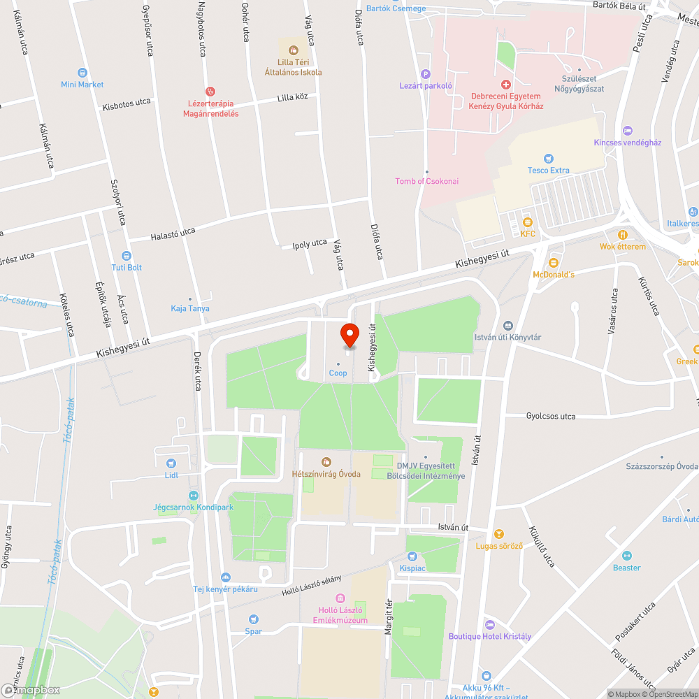 Levágott gallyak bejelentés helye