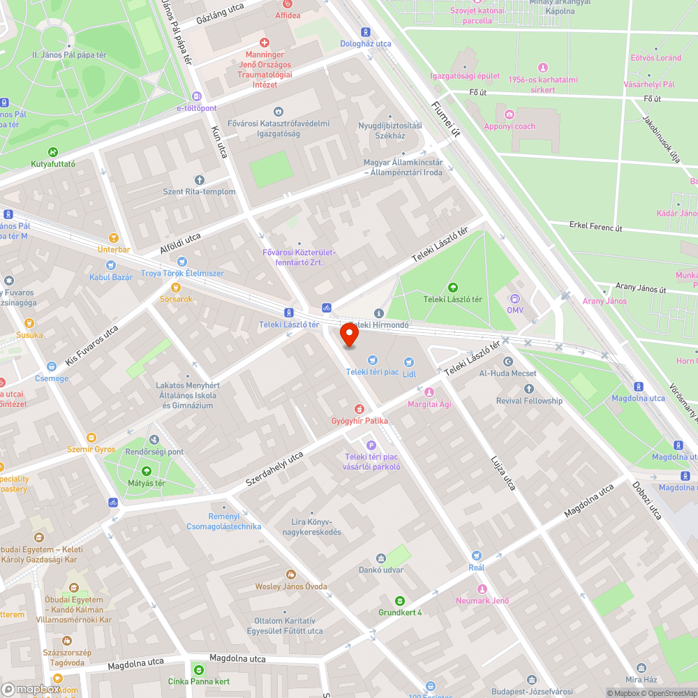 Lidl parkolóban otthagyott autó bejelentés helye